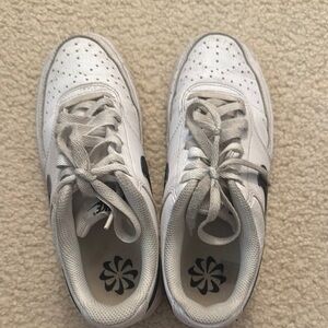 Nike White and Black Athletic Shoes